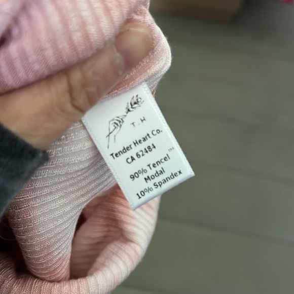 Tie-dyed Pink Slouchy Beanie (one of a kind) - Picture 2 of 2